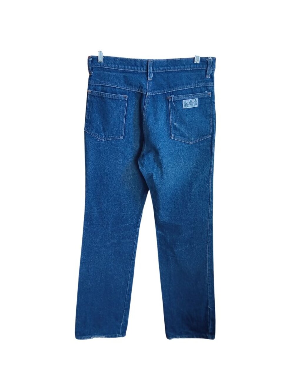 Bootcut Jeans 34x35 FIT Vintage Mens RAW DENIM WILDERNESS 80's USA TALON ZIP